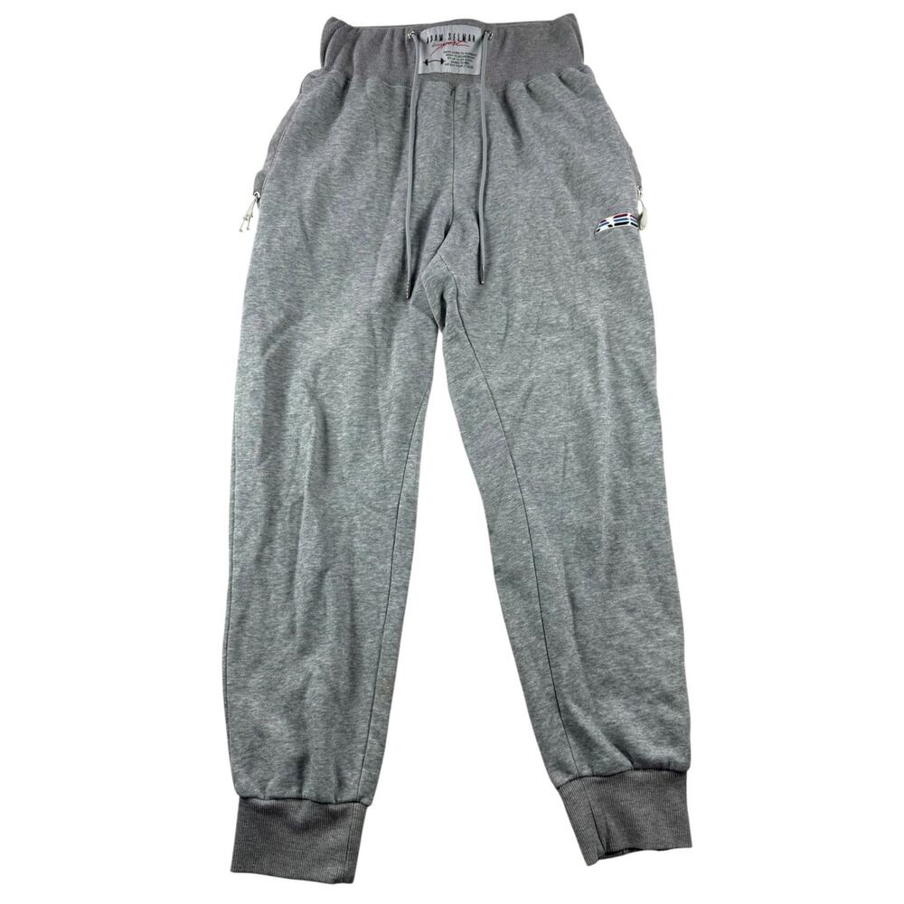 Adam Selman Sport High Rise Joggers Womens S Heather Grey Sweatpants Athleisure